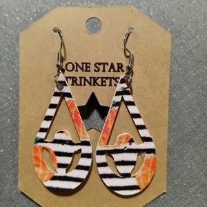 Halloween ghost earrings